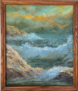 Original Impressionist Seascape Painting by Martin Jewell