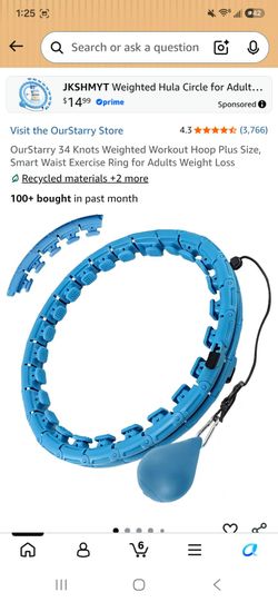 Weighted Starry Hoola Hoop