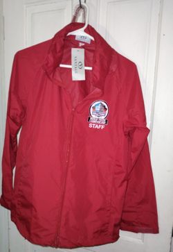 HALL OF FAME ( STAFF) WINDBREAKER W/ HOOD IN COLLAR ( NEW)