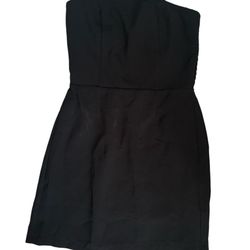 Song of style  revolve posh spice Black Strapless Dress mini sz small