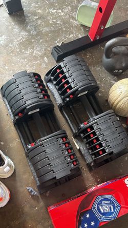Adjustable dumbbells 60lbs