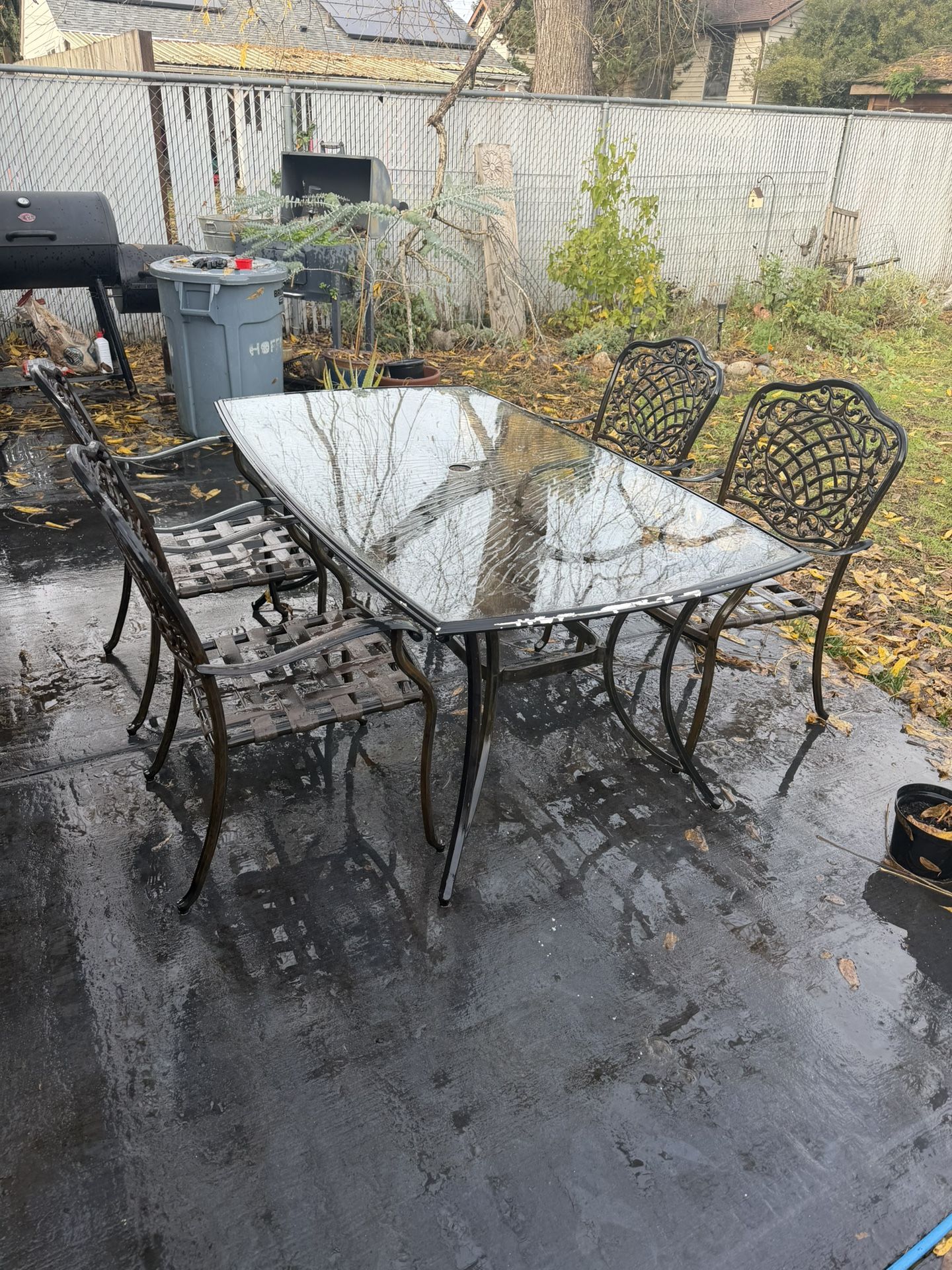 Outdoor Table And Chairs Combo 