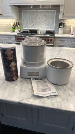Brand new! Cuisinart automatic frozen yogurt & ice cream maker