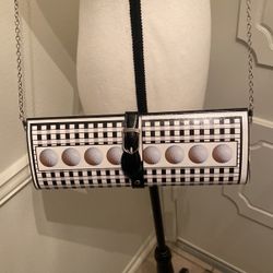 Peach Carr  GOLF Hard Shell Shoulder Purse NWT