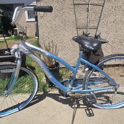 West Coast Magna Beach Cruiser Bicycle Baby Blue