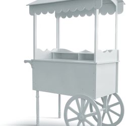Candy Cart with Wheels for Parties - Dessert Cart on Wheels for Wedding Baby Shower and Vendor Events