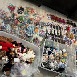 170 Plus Retired 1993 & 1995 & 1999 Beanie Babies & Sealed McDonald’s  Huge Lot With Rare Ones