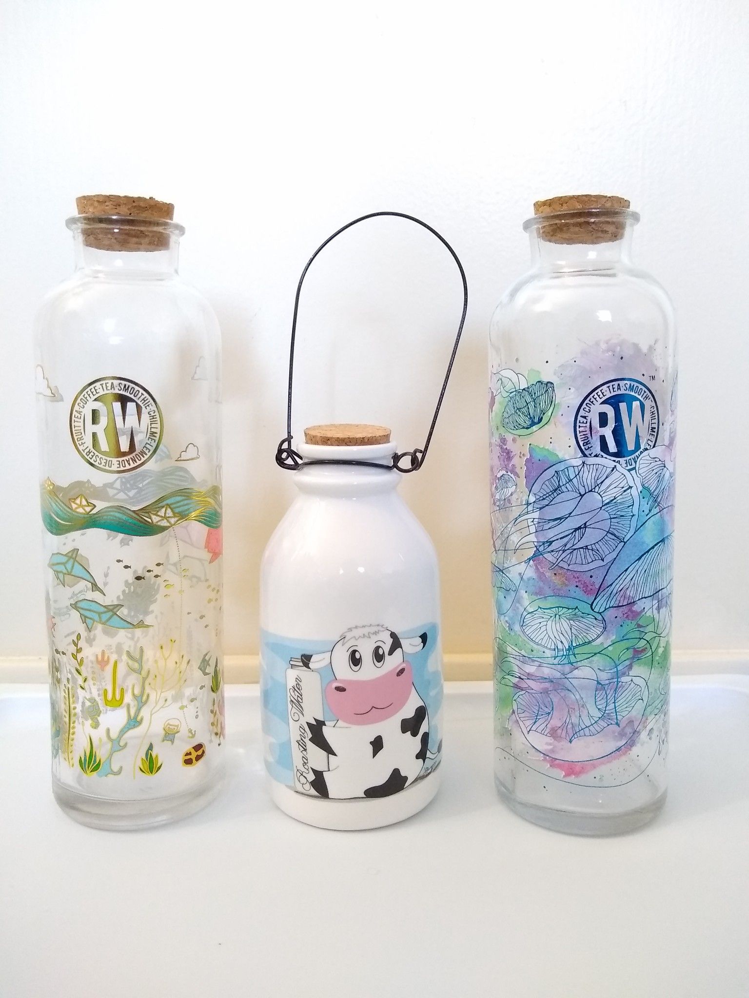 Roasting Water Bottles LOT (3 Bottles)