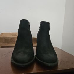 Black Suede Ankle Boots