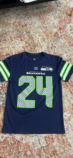 NFL team apparel Seattle Seahawks lynch Jersey size 10/12