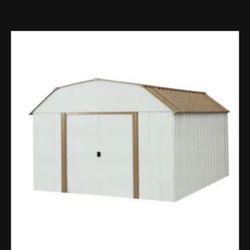 10x8’ Metal Shed 74 ft² sq. ft. with Sliding Lockable Doors