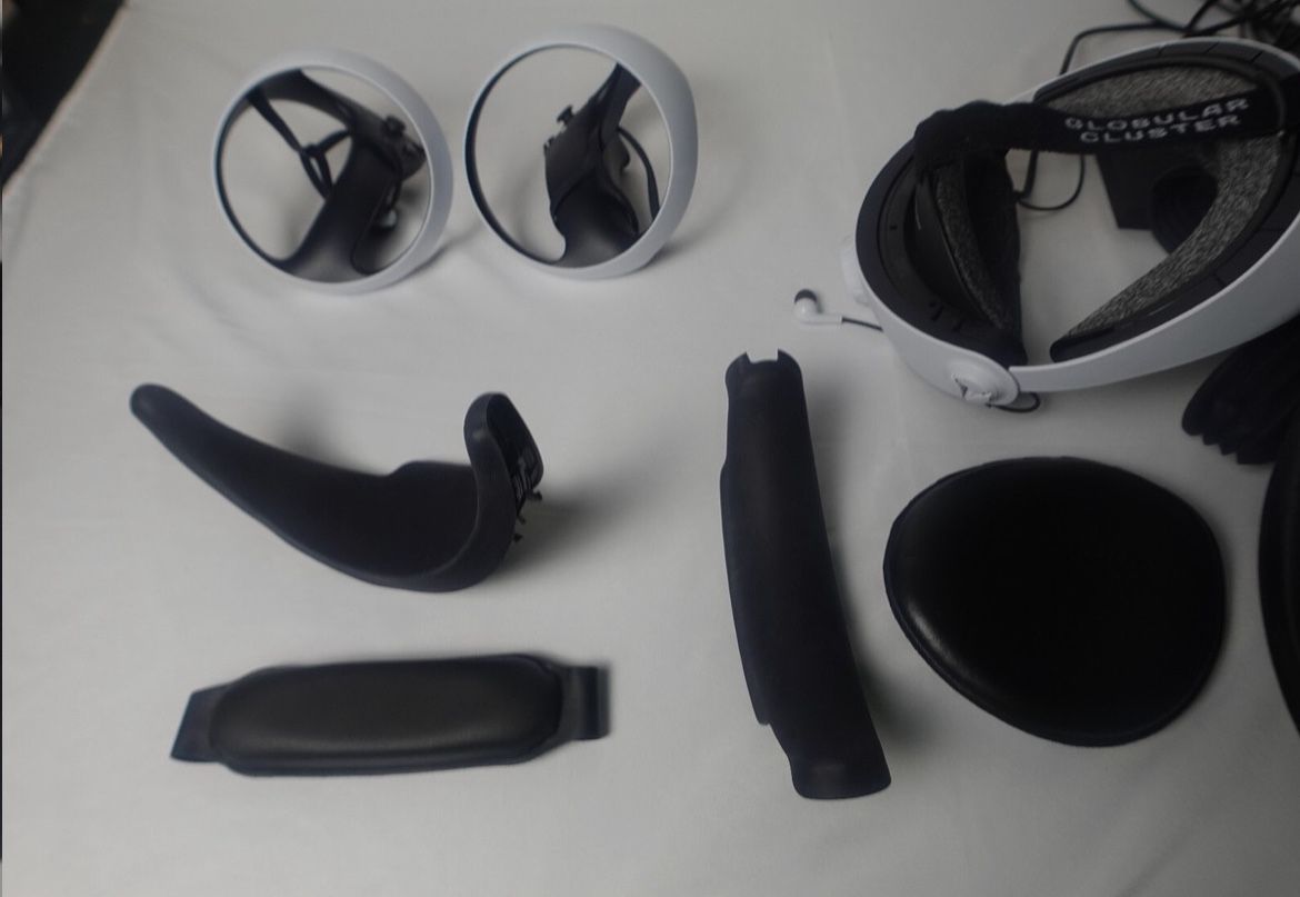 Sony PlayStation VR2 Headset & Sense Controllers W/ PC Adapter for PS5 & PC