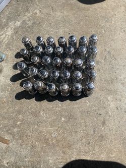 chrome-plated nuts