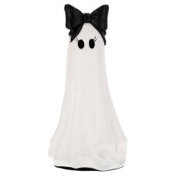 Viral My Texas House 20” Large Halloween Ghost Girl with Black Bow