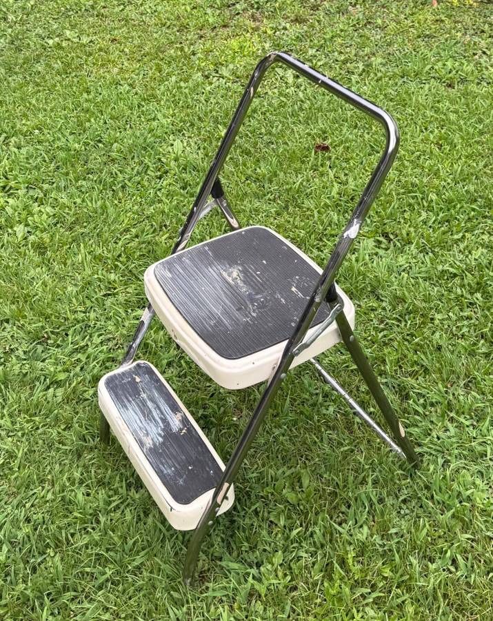 Vintage Cosco Folding 2 Step Stool Ladder