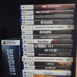 PS5 game lot