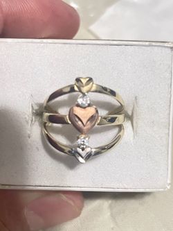 3 anillos de mujer 10k
