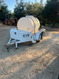 500 gallon water tank trailer mounted