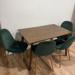 dining table + chairs