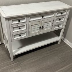 Console Table Entry Cabinet