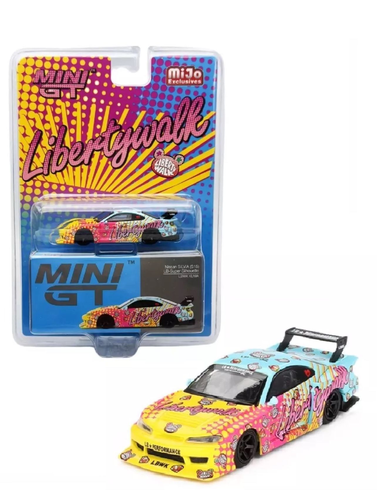 Mini GT 1:64 Nissan LB-Super Silhouette S15 SILVIA LBWK KUMA #743