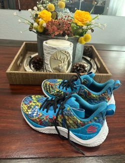 Underarmour CURRY Multi-color Sour Patch Sneakers  Mens Size 8 / Women 9.5