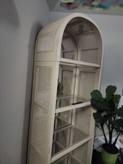 Antique Rattan Shelf