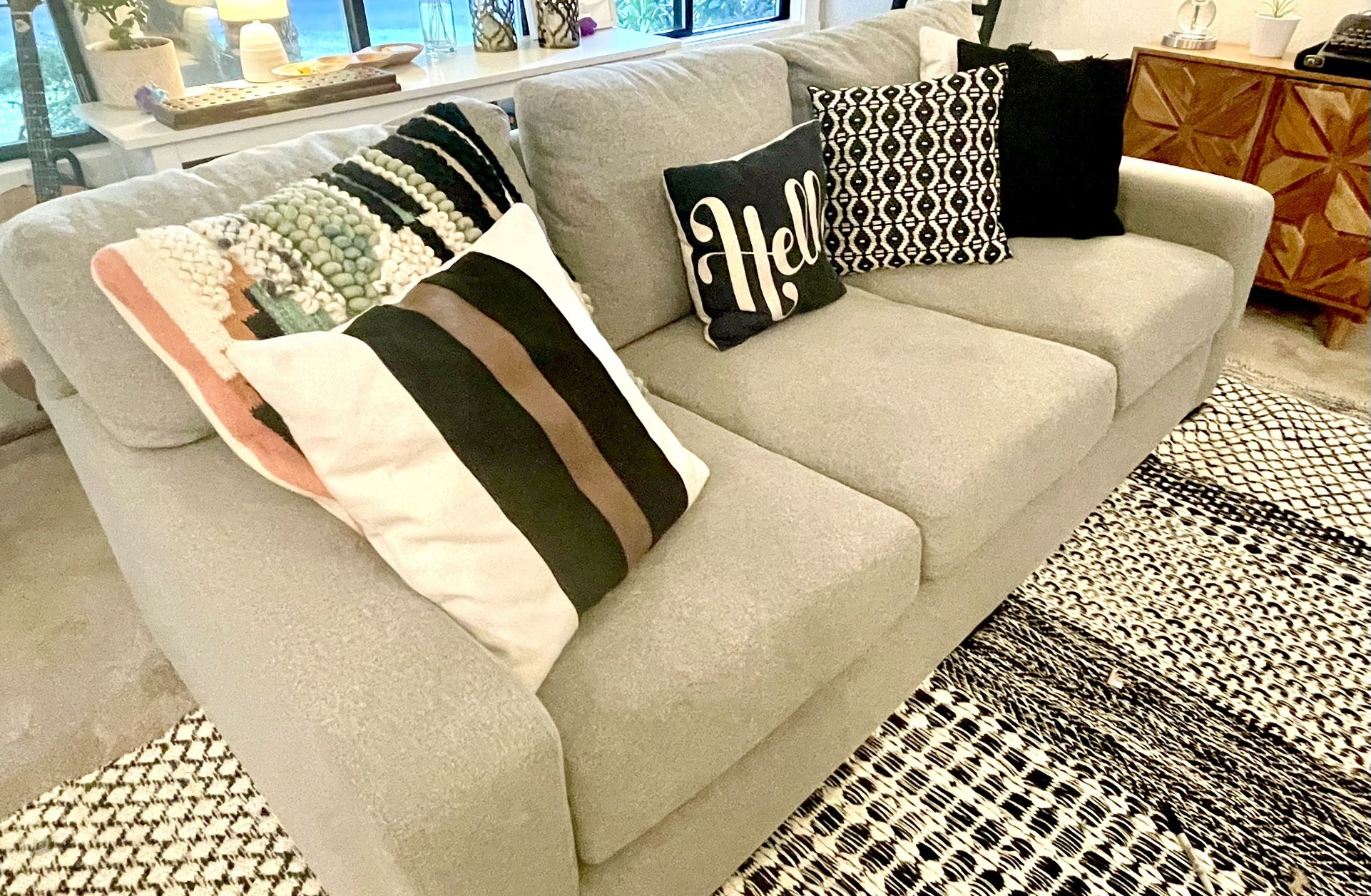 Sturdy Neutral Couch