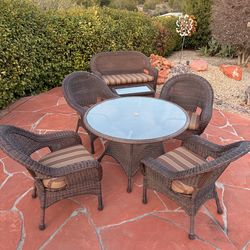Patio Set and Love Seat