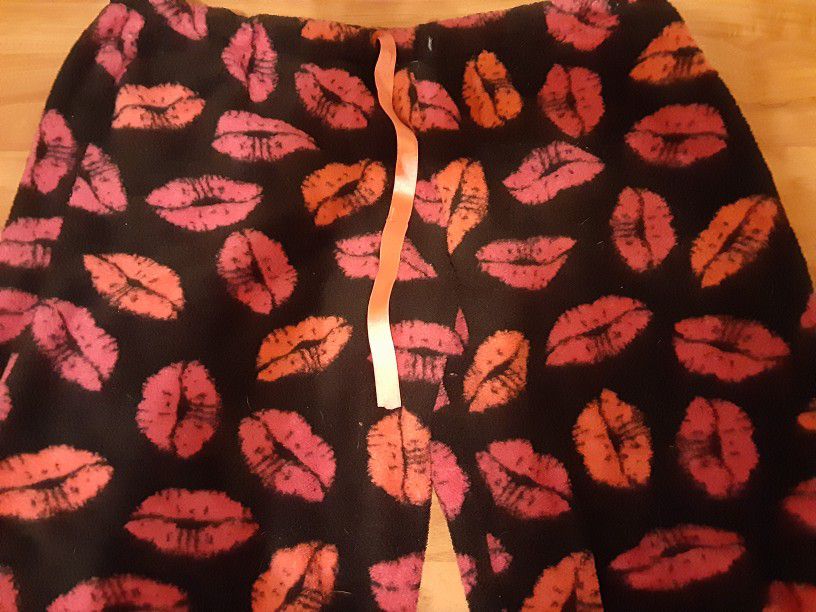 Sweat Pants With Kisses.  Very Soft