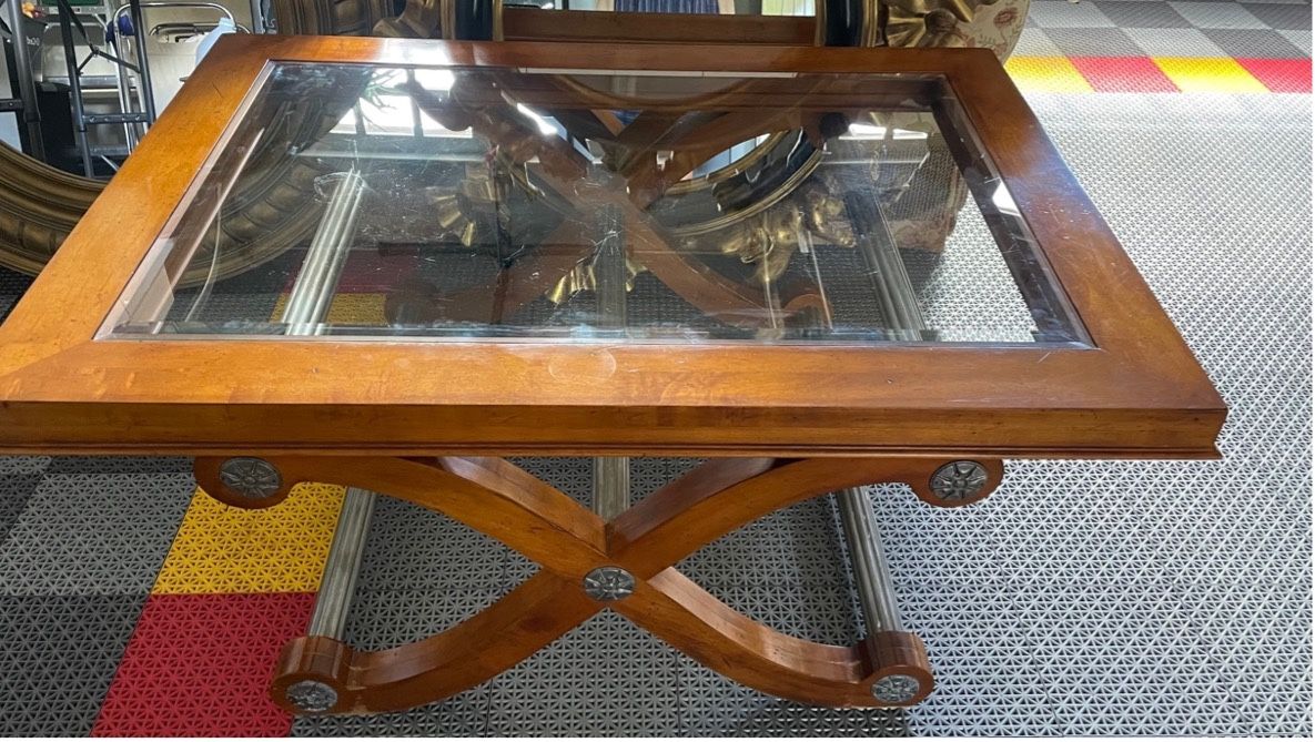 Glass Top Table