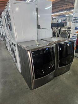 Management And Landlord Special Warehouse Full Of Nice Lightly Used Refurbished Reconditioned Certified Appliances Washer Dryer Refrigerator Oven Stov