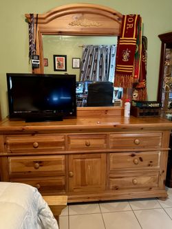 Dresser And Mirror