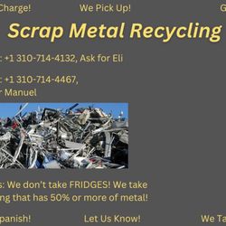 Read Please, Recycle Metal! SCRAP METAL PICKUP!