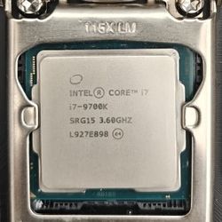 Intel i7 9700k CPU For Gaming PC Desktop Computer Z390 Z370