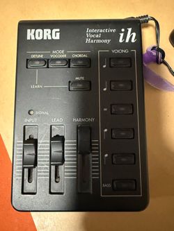 Korg ih, Interactive Vocal Harmony, Vocoder Harmonizer MIDI Module