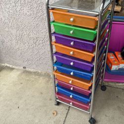 Rainbow Cart Tea Her Cart Organization Cart 