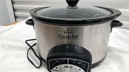 Rival stainless steel crock pot