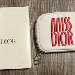 Miss Dior Small Zipper Pouch new! 