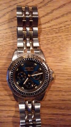 Adolfo watch 100ft water resistant cheap