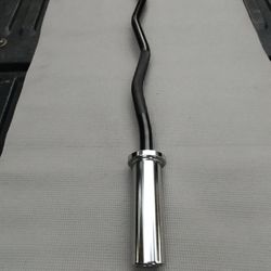 NEW OLYMPIC BLACK CURL BAR 