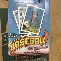 1989 Topps Baseball box with 36 new packs.