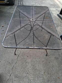 Mesa de patio