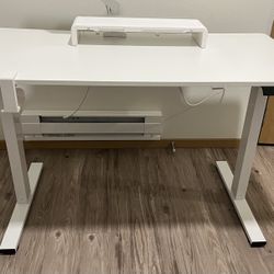 FLEXISPOT EN1  Desk, White, 40 x 24