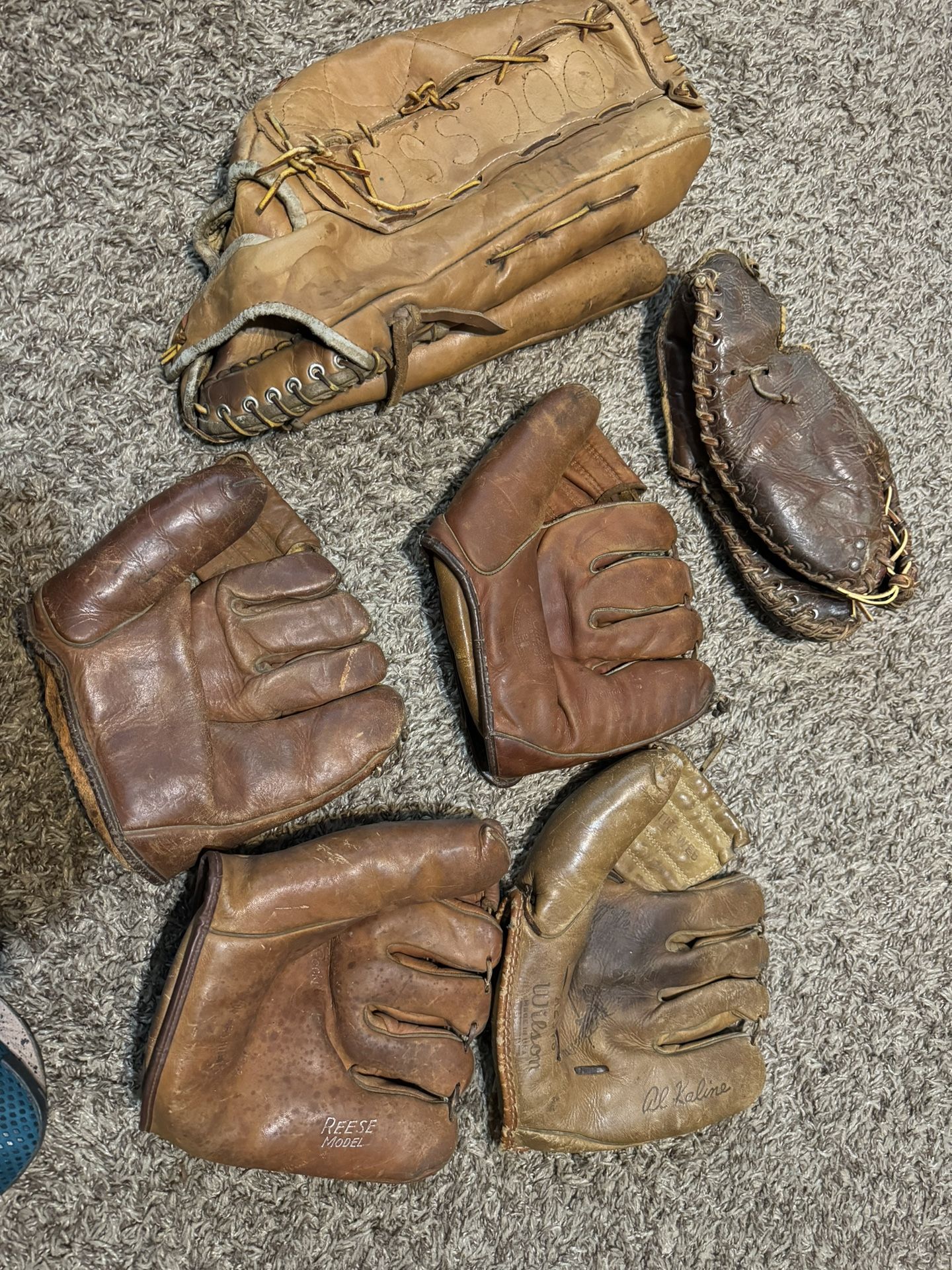 Vintage Baseball Gloves
