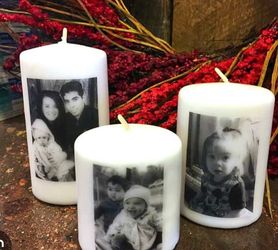 Personalized Photo Candles