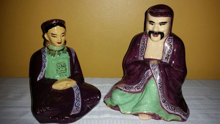 Sitting Husband and Wife