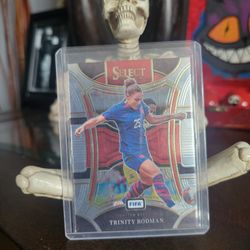 2023 Panini Select Fifa Mezzanine White Prizm /20 Trinity Rodman #73 Card