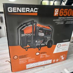 Generac 8125/6500 watt gas powered portable generator