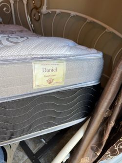 Twin mattress, foam enhanced